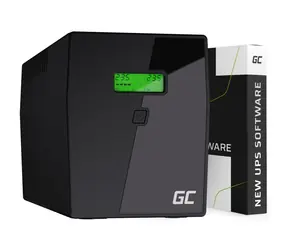 Green Cell 1500VA | 900W / Záložní zdroj / 2-6ms / 2 x 12V/9Ah / 4x Schuko