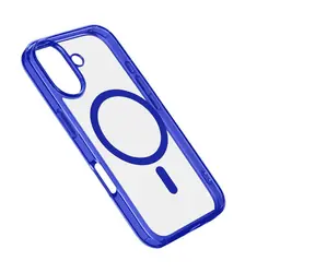 Cellularline Zadní kryt Iconic Mag s podporou Magsafe pro Apple iPhone 16 Plus čirý / tmavě modrý