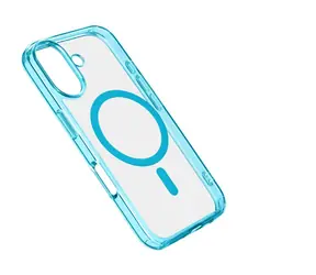 Cellularline Zadní kryt Iconic Mag s podporou Magsafe pro Apple iPhone 16 Plus čirý / světle modrý