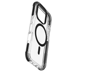 Cellularline Ochranný kryt Tetra Force Strong Guard Mag s podporou Magsafe pro Apple iPhone 16 Pro Max transparentní