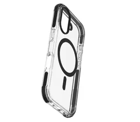 Cellularline Ochranný kryt Tetra Force Strong Guard Mag s podporou Magsafe pro Apple iPhone 16 transparentní