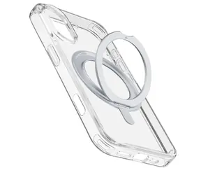 Cellularline Zadní čirý kryt Spin Mag se skládacím stojánkem a podporou MagSafe pro Apple iPhone 16