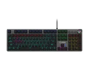 MSI FORGE GK310 černá / Herní klávesnice / USB / CZ+SK layout / 1.8 m