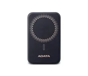ADATA R100 MAGNETIC Power Bank černá / 10000mAh / 18W / USB-A + USB-C