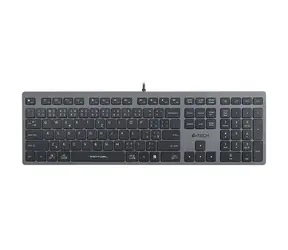 A4tech FX50 šedá / Drátová klávesnice / membránová / USB / CZ+SK layout