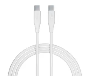 Allity AUC-02 Datový kabel USB-C/USB-C 1m 60W bílá