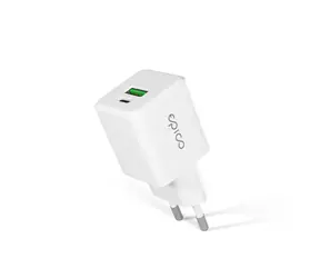 Epico UltraBoost GaN 20W bílá / Nabíječka / 1x USB-C / 1x USB-A