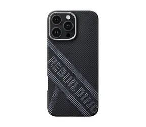 Pitaka Tactile Woven Case Re-TROS Rebuilding ochranný kryt pro iPhone 16 Pro Max černá