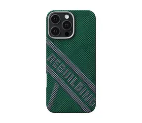 Pitaka Tactile Woven Case Re-TROS Refining ochranný kryt pro iPhone 16 Pro Max zelená