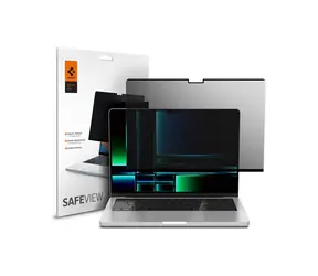 Spigen SafeView 1 Pack Privátní fólie pro MacBook Pro 14" M3 2024/M2 2023/M1 2021 / magnetické