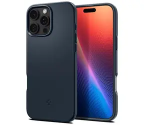 Spigen Thin Fit MagSafe ochranný kryt pro Apple iPhone 16 Pro metal slate