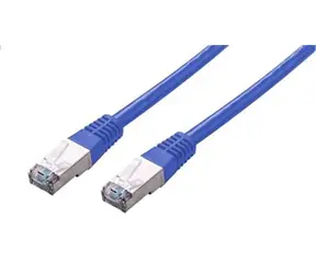 C-TECH patchcord Cat5e Kabel FTP 0.5 m modrá