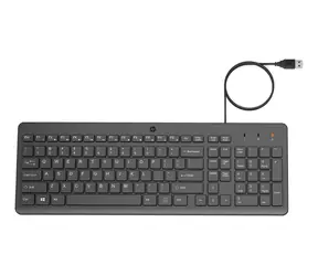 HP 150 CZ černá / Drátová klávesnice / USB-A / CZ&SK layout