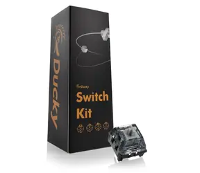 Ducky Kailh Super V2 Speed Silver Switches / mechanické / 3-Pin / lineární / MX-Stem / 38g / stříbrná / 110 kláves