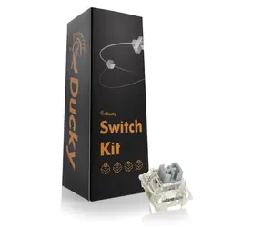 Ducky Gateron G Pro Switches / mechanická / 3-Pin / lineární / MX-Stem / 45g / stříbrná / 110 kláves