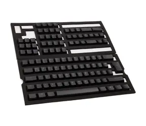 Ducky Double-Shot Keycap Set pro podsvícení / PTB / černá / 109 kláves / DE