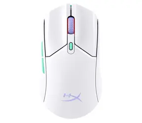 HyperX Pulsefire Haste 2 Core bílá / Herní bezdrátová myš / optická / 12000DPI / 6 tlačítek / USB / BT / 2.4GHz