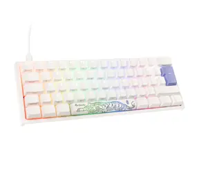 Ducky One 2 Pro Mini Cherry MX-Black bílá / herní klávesnice / podsvícená / drátová USB-C / DE