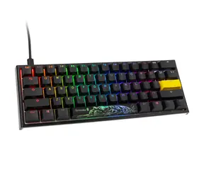 Ducky One 2 Pro Mini Cherry MX-Silent-Red černá / herní klávesnice / podsvícená / drátová USB-C / US