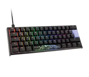 Ducky One 2 Pro Mini Cherry MX-Brown černá / herní klávesnice / podsvícená / drátová USB-C / DE