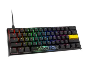 Ducky One 2 Pro Mini Gateron Yellow černá / herní klávesnice / podsvícená / mechanická / drátová USB-C / US