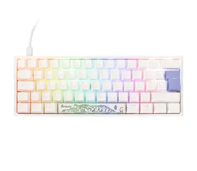 Ducky One 2 Pro Mini Kailh White bílá / herní klávesnice / podsvícená / mechanická / drátová USB-C / DE