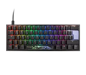 Ducky One 2 Pro Mini Gateron Yellow černá / herní klávesnice / podsvícená / mechanická / drátová USB-C / DE