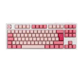 Ducky One 3 TKL Cherry MX-Red růžová / herní klávesnice / mechanická / drátová USB-C / DE