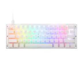 Ducky One 3 Mini Cherry MX-Red bílá / herní klávesnice / podsvícená / mechanická / drátová USB-C / US