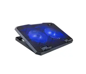 C-TECH CLP-140 černá / Chladicí podložka pro notebook 15.6" / LED podsvícení