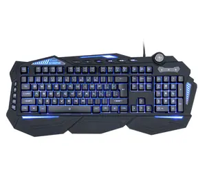 C-TECH Scorpia V2 černá / Herní klávesnice / membránová / RGB / USB-A / CZ/SK layout