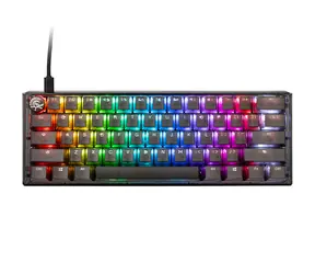 Ducky One 3 Aura Mini Cherry MX-Brown černá / herní klávesnice / podsvícená / mechanická / drátová USB-C / US