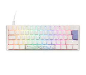 Ducky One 3 Classic Mini Cherry MX-Speed-Silver bílá / herní klávesnice / podsvícená / mechanická / drátová USB-C / DE