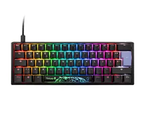 Ducky One 3 Classic Mini Cherry MX-Silent-Red černá / herní klávesnice / podsvícená / mechanická / drátová USB-C / DE