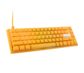 Ducky One 3 Yellow Cherry MX-Black žlutá / herní klávesnice / podsvícená / mechanická / drátová USB-C / US