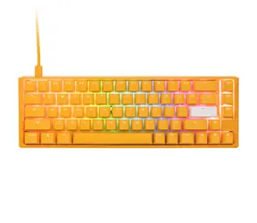 Ducky One 3 Yellow Cherry MX-Red žlutá / herní klávesnice / podsvícená / mechanická / drátová USB-C / US