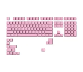 Glorious GMMK ABS Doubleshot V2 USA Base Kit - růžová / Klávesy pro klávesnici GMMK / 123 kláves / ABS / US Layout
