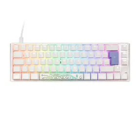 Ducky One 3 Classic Cherry MX-Speed-Silver bílá / herní klávesnice / podsvícená / mechanická / drátová USB-C / DE