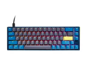 Ducky One 3 Daybreak Cherry MX-Speed-Silver modrá / herní klávesnice / mechanická / drátová USB-C / US