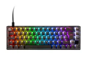 Ducky One 3 Aura Cherry MX-Red černá / herní klávesnice / podsvícená / mechanická / drátová USB-C / DE