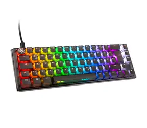 Ducky One 3 Aura Cherry MX-Blue černá / herní klávesnice / podsvícená / mechanická / drátová USB-C / DE