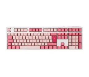 Ducky One 3 Cherry MX-Black-Clear-Top růžová / herní klávesnice / mechanická / drátová USB-C / DE