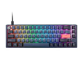 Ducky One 3 Cherry MX-Speed-Silver modrá / herní klávesnice / podsvícená / mechanická / drátová USB-C / US
