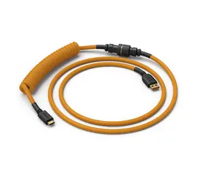 Glorious Coiled Cable zlatá / USB-C (M) - USB-A (M) / 1.37m