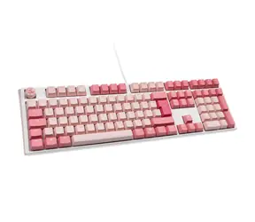 Ducky One 3 Cherry MX-Ergo-Clear růžová / herní klávesnice / mechanická / drátová USB-C / DE