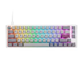 Ducky One 3 Cherry MX-Red šedá / herní klávesnice / podsvícená / mechanická / drátová USB-C / US