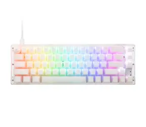 Ducky One 3 Aura Cherry MX-Speed-Silver bílá / herní klávesnice / podsvícená / mechanická / drátová USB-C / US