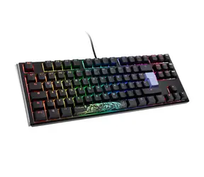 Ducky One 3 Classic TKL Cherry MX-Blue černá / herní klávesnice / podsvícená / mechanická / drátová USB-C / DE
