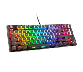 Ducky One 3 Aura TKL Cherry MX-Silent-Red černá / herní klávesnice / podsvícená / mechanická / drátová USB-C / US