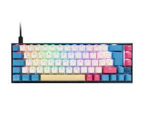 Ducky Mecha SF Limited Dawn Edition Cherry MX-Brown modrá / herní klávesnice / drátová USB-C / DE